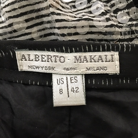 HP🎉🎉 Alberto Makali Pleated Sequins Skirt. - Picture 5 of 5